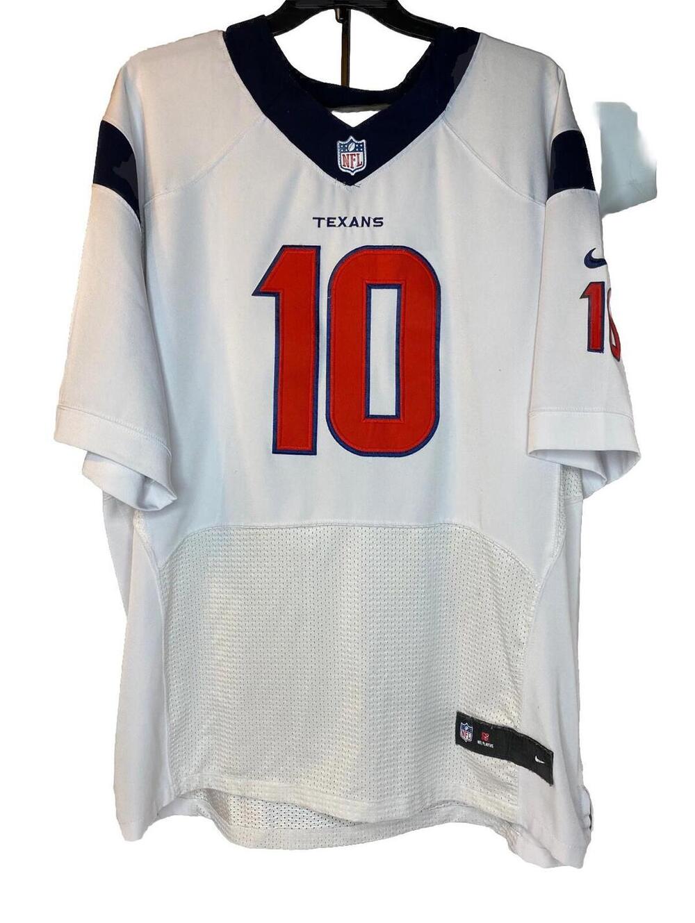 NFL Football Houston Texans DeAndre Hopkins #10 Sewn Jersey 56 Nike White